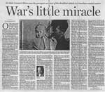 War's little Miracle - Peu de miracle de la guerre