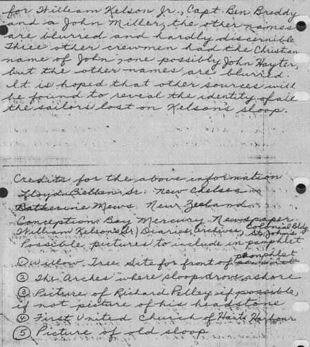 Roots of the Hant's Harbour Willow Tree Site, Page 6 - Document d'arbre du saule de Hant's Harbour, Page 6