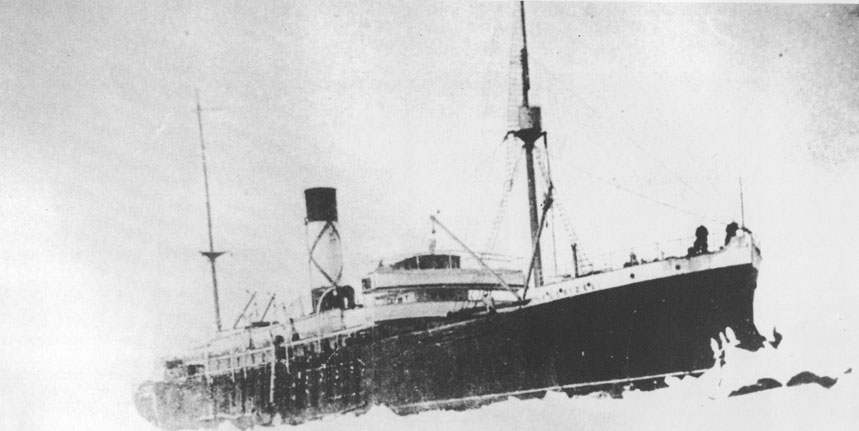 S.S. Florizel in Ice - S.S. Florizel en glace