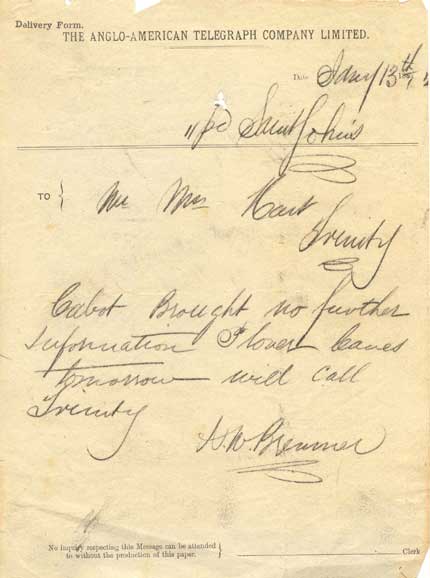 S.S. Lion Telegram - Tlgramme De S.S. Lion