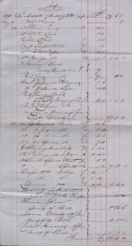 Lion's account record with Walter Grieve and Bremmer - Disque du compte du lion avec Walter Grieve et Bremmer