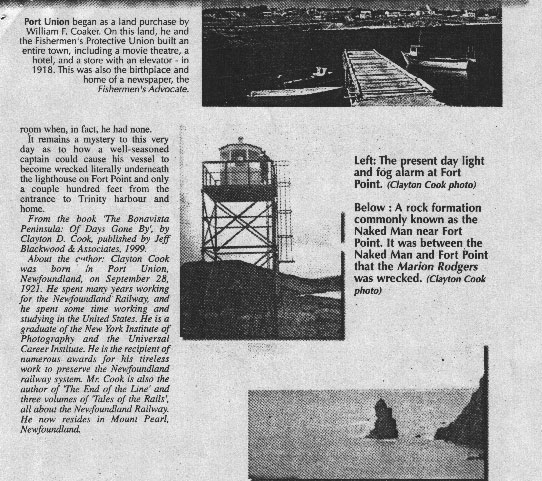 Loss of Fishing Schooner, Marion Rogers - Page 2