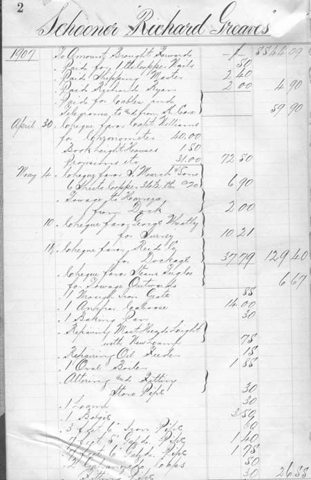 Richard Greaves Account Book - Livre de comptes De Richard Greaves