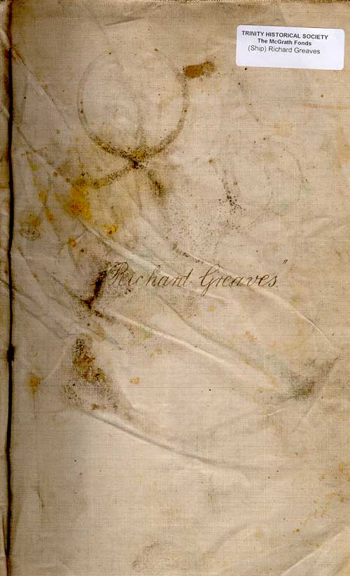 Statement of General Average per the Richard Greaves - Rapport de moyenne g�n�rale par Richard Greaves