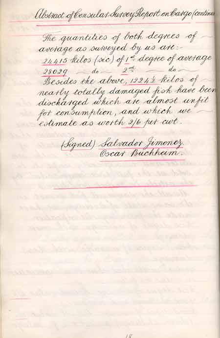 Statement of General Average per the Richard Greaves - Rapport de moyenne g�n�rale par Richard Greaves