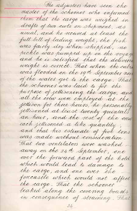 Statement of General Average per the Richard Greaves - Rapport de moyenne g�n�rale par Richard Greaves