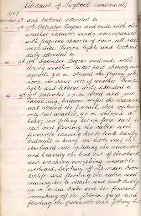 Statement of General Average per the Richard Greaves - Rapport de moyenne g�n�rale par Richard Greaves